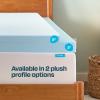 imageLINENSPA Memory Foam Mattress Topper  3 Inch Gel Infused Memory Foam  Plush Feel  Cooling and Pressure Relieving  CertiPUR Certified  Dorm Room Essentials  Queen SizeFull