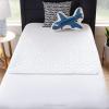 imageLINENSPA Waterproof Mattress Pad  44quot x 52quot Non Slip Waterproof Sheet and Mattress Protector  Highly Absorbent Machine Washable Quilted  Fits Full ampamp Queen WhiteWhite