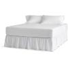 imageLinenspa 14 Inch Microfiber Ruffle Bed Skirt  Wrinkle and Fade Resistant  Machine Washable  Easy Use Ruffle Bed SkirtWhite