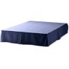imageLinenspa 14 Inch Wrinkle and Fade ResistantMachine WashableEasy Use Pleated Microfiber Bed Skirt Queen NavyNavy