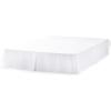 imageLinenspa 14 Inch Wrinkle and Fade ResistantMachine WashableEasy Use Pleated Microfiber Bed Skirt Queen NavyWhite
