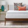 imageLinenspa 3 Inch Convoluted Gel Swirl Memory Foam Mattress Topper  Promotes Airflow  Relieves Pressure Points  FullFull
