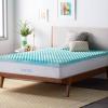 imageLinenspa 3 Inch Convoluted Gel Swirl Memory Foam Mattress Topper  Promotes Airflow  Relieves Pressure Points  FullKing