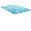 imageLinenspa 3 Inch Convoluted Gel Swirl Memory Foam Mattress Topper  Promotes Airflow  Relieves Pressure Points  FullTwin XL