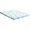 imageLinenspa 3 Inch Gel Swirl Memory Foam Mattress Topper  Cooling Gel Infused  Pressure Relieving Bed Topper  Mattress Pad  CertiPUR Certified  Queen SizeCalifornia King
