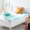 imageLinenspa 3 Inch Gel Swirl Memory Foam Mattress Topper  Cooling Gel Infused  Pressure Relieving Bed Topper  Mattress Pad  CertiPUR Certified  Queen SizeCalifornia King