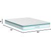imageLinenspa 6 Inch Mattress  Firm Feel  Bonnell Spring with Foam Layer  Mattress in a Box  Youth or Kids Bed  Guest Bedroom  Durable and Breathable Support  Affordable  Twin XL SizeFull