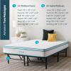 imageLinenspa 6 Inch Mattress  Firm Feel  Bonnell Spring with Foam Layer  Mattress in a Box  Youth or Kids Bed  Guest Bedroom  Durable and Breathable Support  Affordable  Twin XL SizeCalifornia King