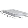 imageLinenspa 6 Inch Mattress  Firm Feel  Bonnell Spring with Foam Layer  Mattress in a Box  Youth or Kids Bed  Guest Bedroom  Durable and Breathable Support  Affordable  Twin XL SizeTwin