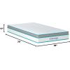 imageLinenspa 6 Inch Mattress  Firm Feel  Bonnell Spring with Foam Layer  Mattress in a Box  Youth or Kids Bed  Guest Bedroom  Durable and Breathable Support  Affordable  Twin XL SizeTwin