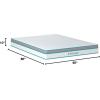 imageLinenspa 6 Inch Mattress  Firm Feel  Bonnell Spring with Foam Layer  Mattress in a Box  Youth or Kids Bed  Guest Bedroom  Durable and Breathable Support  Affordable  Twin XL SizeQueen