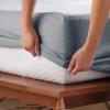 imageLinenspa 600 Thread Count Ultra Soft Deep Pocket Cotton Blend Sheet Set  Full  SandStone