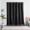 imageLinenspa 85 Blackout Curtain 2 Panels Set  White Curtains 63 Inch Length  Thermal Insulated Noise Reducing  Dorm Room EssentialsBlack