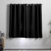 imageLinenspa 85 Blackout Curtain 2 Panels Set  White Curtains 63 Inch Length  Thermal Insulated Noise Reducing  Dorm Room EssentialsBlack