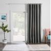 imageLinenspa 85 Blackout Curtain 2 Panels Set  White Curtains 63 Inch Length  Thermal Insulated Noise Reducing  Dorm Room EssentialsGrey