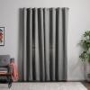imageLinenspa 85 Blackout Curtain 2 Panels Set  White Curtains 63 Inch Length  Thermal Insulated Noise Reducing  Dorm Room EssentialsGrey