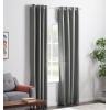 imageLinenspa 85 Blackout Curtain 2 Panels Set  White Curtains 63 Inch Length  Thermal Insulated Noise Reducing  Dorm Room EssentialsGrey