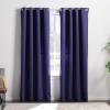imageLinenspa 85 Blackout Curtain 2 Panels Set  White Curtains 63 Inch Length  Thermal Insulated Noise Reducing  Dorm Room EssentialsNavy