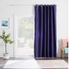 imageLinenspa 85 Blackout Curtain 2 Panels Set  White Curtains 63 Inch Length  Thermal Insulated Noise Reducing  Dorm Room EssentialsNavy