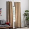 imageLinenspa 85 Blackout Curtain 2 Panels Set  White Curtains 63 Inch Length  Thermal Insulated Noise Reducing  Dorm Room EssentialsTan