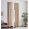 imageLinenspa 85 Blackout Curtain 2 Panels Set  White Curtains 63 Inch Length  Thermal Insulated Noise Reducing  Dorm Room EssentialsTan