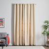 imageLinenspa 85 Blackout Curtain 2 Panels Set  White Curtains 63 Inch Length  Thermal Insulated Noise Reducing  Dorm Room EssentialsTan