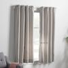 imageLinenspa 85 Blackout Curtain 2 Panels Set  White Curtains 63 Inch Length  Thermal Insulated Noise Reducing  Dorm Room EssentialsWhite