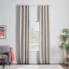 imageLinenspa 85 Blackout Curtain 2 Panels Set  White Curtains 63 Inch Length  Thermal Insulated Noise Reducing  Dorm Room EssentialsWhite