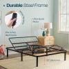 imageLinenspa Adjustable Bed Frame  Independent Head and Foot Incline  Powerful Quiet Motor  Easy Tool Free Assembly  Lounge  Watch TV  Working  Reading  Ergonomic  Electric Bed Base  Queen SizeFull