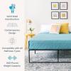 imageLinenspa Folding Metal Platform Bed Frame  No Box Spring Needed  Underbed Storage  Simple Tool Free Assembly  Mattress Foundation  14quot High  Traditional Design  Sturdy Steel  Twin XL SizeFull