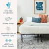 imageLinenspa Folding Metal Platform Bed Frame  No Box Spring Needed  Underbed Storage  Simple Tool Free Assembly  Mattress Foundation  14quot High  Traditional Design  Sturdy Steel  Twin XL SizeKing