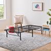 imageLinenspa Folding Metal Platform Bed Frame  No Box Spring Needed  Underbed Storage  Simple Tool Free Assembly  Mattress Foundation  14quot High  Traditional Design  Sturdy Steel  Twin XL SizeTwin