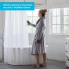 imageLinenspa Frosted 8G HeavyDuty Shower Curtain Liner  PEVA Waterproof Vinyl  72 x 72 Inch Shower Liner  Dorm Room EssentialsFrosted