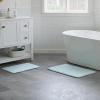 imageLinenspa Memory Foam Bath Mat  1 Piece NonSlip Water Absorbent FastDrying Machine Washable Bath Rug For Bathroom  Dorm Room EssentialsAqua