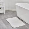 imageLinenspa Memory Foam Bath Mat  1 Piece NonSlip Water Absorbent FastDrying Machine Washable Bath Rug For Bathroom  Dorm Room EssentialsWhite