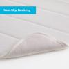 imageLinenspa Memory Foam Bath Mat  1 Piece NonSlip Water Absorbent FastDrying Machine Washable Bath Rug For Bathroom  Dorm Room EssentialsWhite
