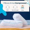 imageLinenspa Shredded Memory Foam 2 Pack Pillow King Pack of 2 White 2 CountWhite
