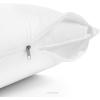 imageLinenspa Waterproof Pillow EncasementBlocks Out Liquid Standard Pillow ProtectorWhiteWhite