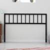 imageLinenspa Decorative Black Metal Steel Construction Vertical Bar Design40 Inches Tall Headboard California KingCalifornia King