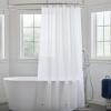 imageLinenspa Frosted 8G HeavyDuty Shower Curtain Liner  PEVA Waterproof Vinyl  72 x 72 Inch Shower Liner  Dorm Room EssentialsFrosted