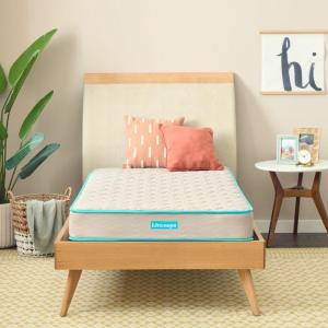 imageLinenspa 6 Inch Mattress  Firm Feel  Bonnell Spring with Foam Layer  Mattress in a Box  Youth or Kids Bed  Guest Bedroom  Durable and Breathable Support  Affordable  Twin XL SizeTwin XL