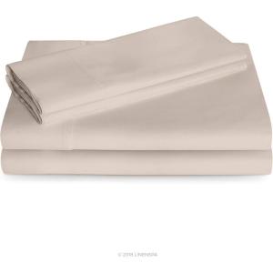 imageLinenspa 600 Thread Count Ultra Soft Deep Pocket Cotton Blend Sheet Set  Full  SandSand