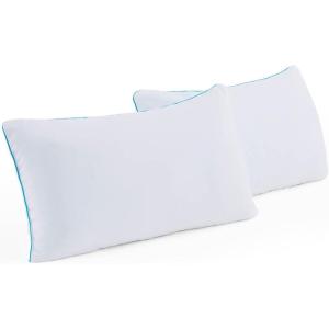 imageLinenspa Shredded Memory Foam 2 Pack Pillow King Pack of 2 White 2 CountWhite